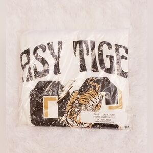 VICI COLLECTION TAKE IT EASY TIGER PROWL COTTON TEE